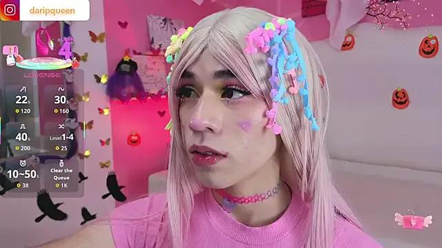 Cute DaripQueen wants you to fuck zir body now DaripQueen from StripChat